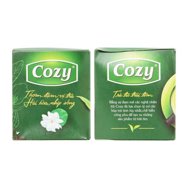 Trà Cozy Hương Nhài hộp 50g (25 gói x 2g) - Trà Túi Lọc