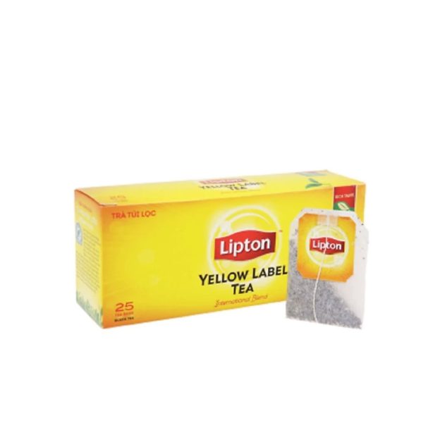 Trà Túi Lọc Lipton Nhãn Vàng 25 Gói - 2g/gói