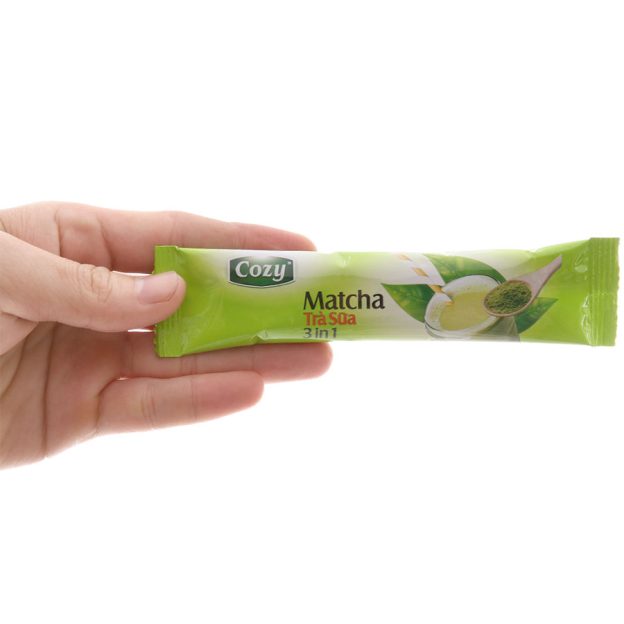 Trà Sữa Matcha Cozy 3 in 1 hộp 306g (18 gói x 17g)