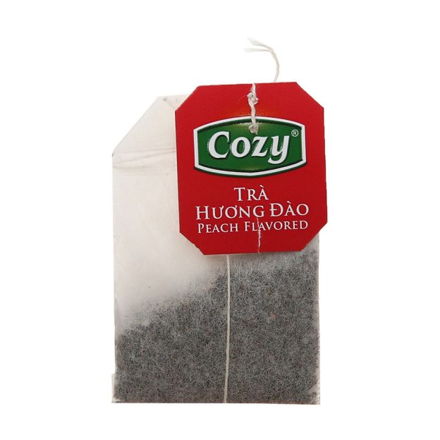 Trà Cozy Đào hộp 50g (25 gói x 2g) - Trà túi lọc