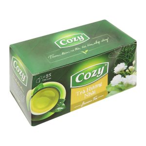 Trà Cozy Hương Nhài hộp 50g (25 gói x 2g) - Trà Túi Lọc