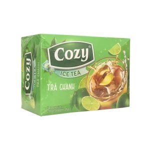 Trà Cozy Ice Tea Chanh hộp 270g (18 gói x 15g) - Trà Hòa Tan