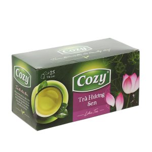 Trà Cozy Sen hộp 50g (25 gói x 2g) - Trà Túi Lọc